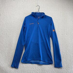 Mammut Eiswand Eiger Extreme Guide Base layer 1/4 Zip Fleece pullover Men Size S